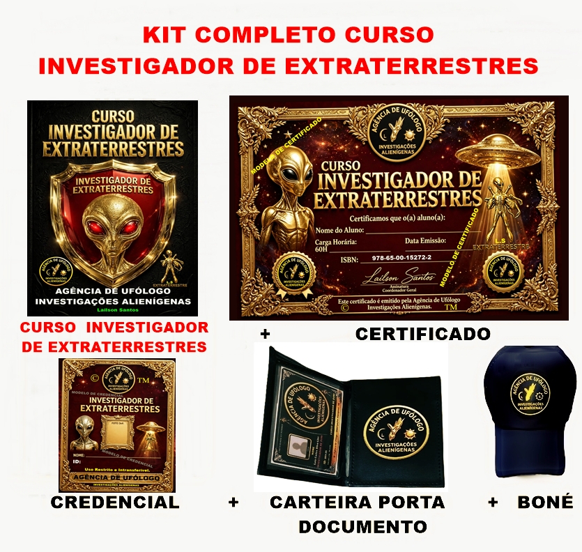 KIT CURSO DE INVESTIGADOR DE EXTRATERRESTRES